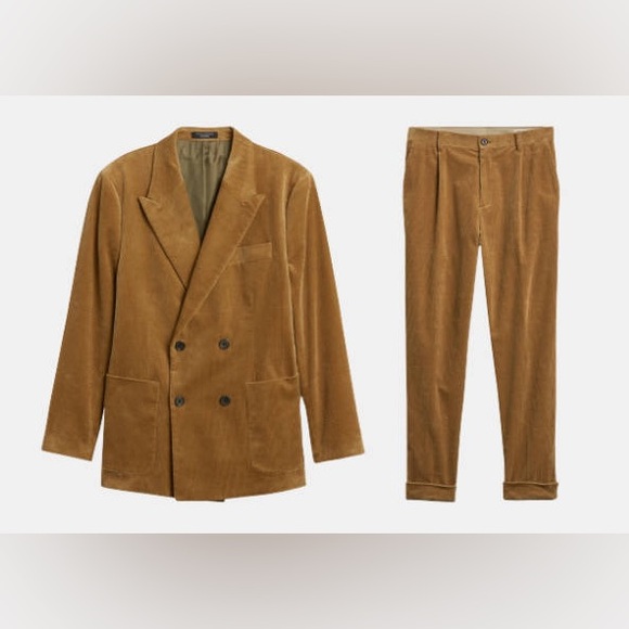 Banana Republic Other - Banana Republic Como Corduroy Suit Vicuna Brown